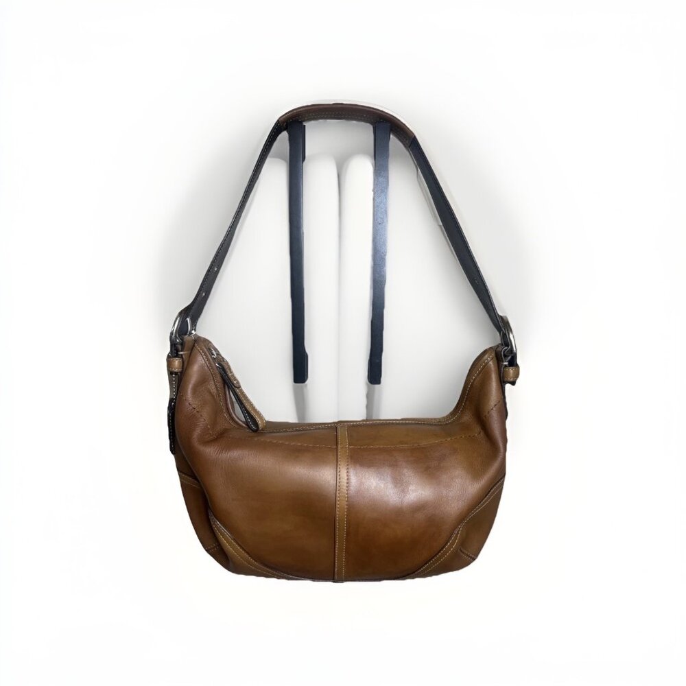 Vintage Coach (2004) SoHo Brown Hobo Shoulder Purse Y2K Retro Classic Handbag